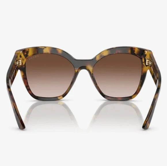 NEW Prada PR 17ZS Sunglasses Honey Tortoise Brown Gradient - Picture 6 of 7